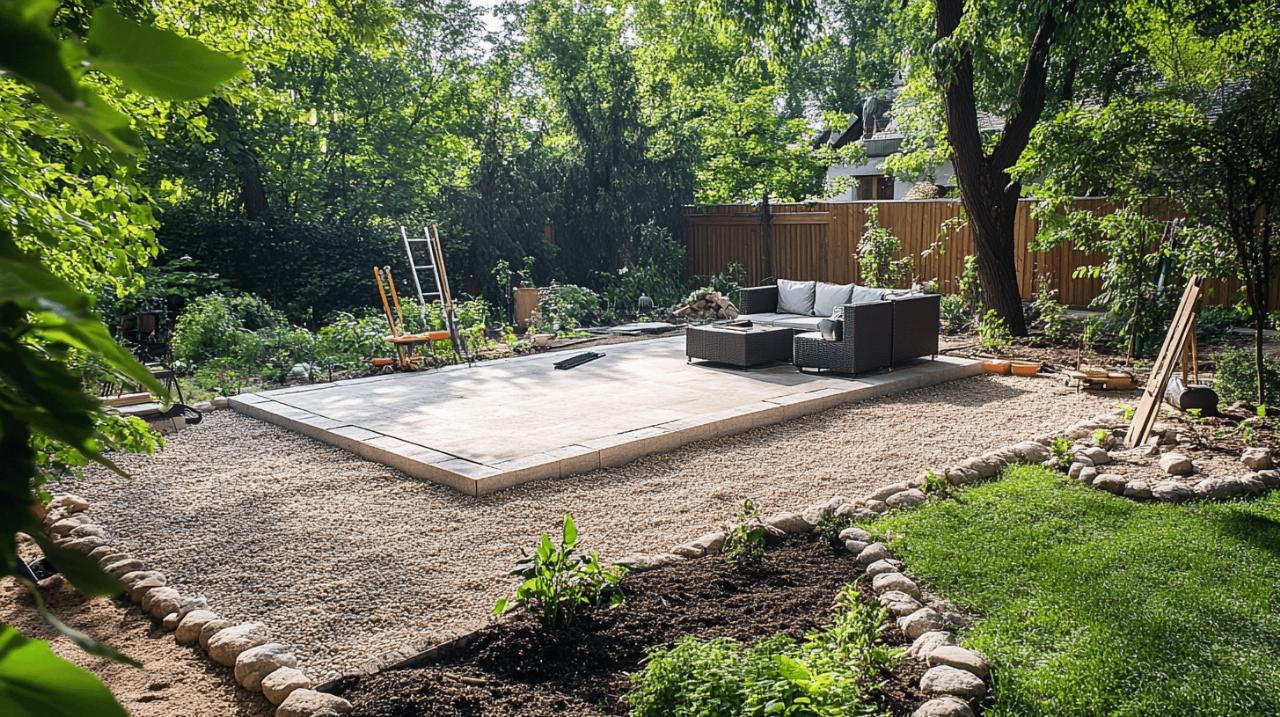 Guide pratique : Les etapes essentielles pour realiser une terrasse en dalles gravillonnees